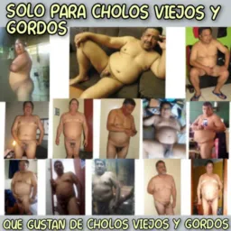 CHOLOS GORDOS,MADUROS Y ABUELOS,TRIGUEÑOS Y FEOS PERUANOS,PERO SABROSOS, (NO CHIBOLOS NI FLACOS)