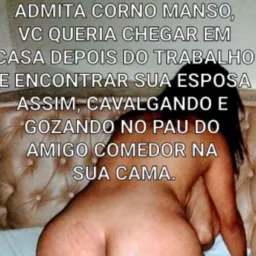 Meu marido gosta de olhar.