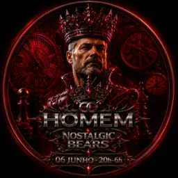 FESTA HOMEM BRASÍLIA NOSTALGIC BEARS: EDIÇÃO ÚNICA ESPAÇO GALLERIA 06/06