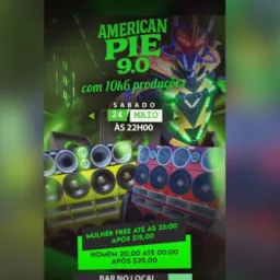 AMERICAN PIE 9.0 COM 10K6 PRODUÇÕES