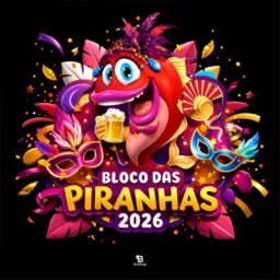 🎊 BLOCO DAS PIRANHAS 2026 🎊