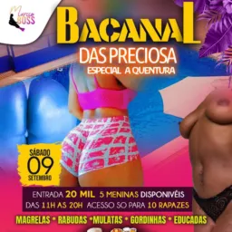 Bacanal da casa preciosas 09/09